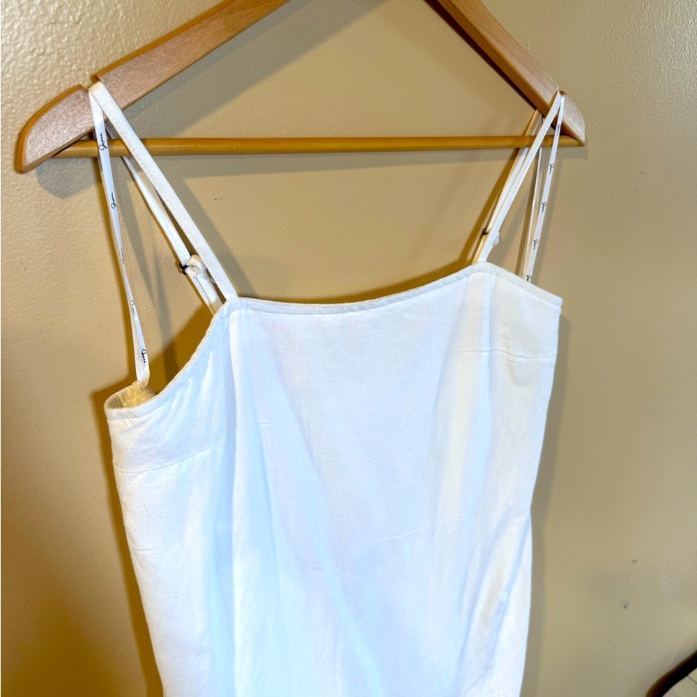Classic White Midi Sundress